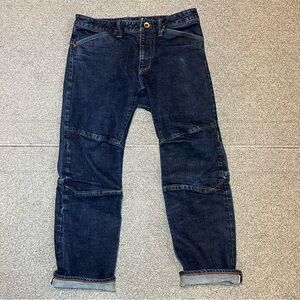 Mountain Hardwear Redline Selvedge Jeans Men’s Size 33X28 Double Knee Raw Denim